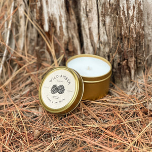 
                  
                    Cedar & Saffron | Tin Candle
                  
                